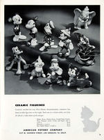 "WALT DISNEY CHARACTER MERCHANDISE 1947-1948" EXCEPTIONAL RETAILERS CATALOGUE.