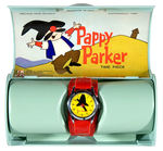 “PAPPY PARKER” RARE ADVERTISING WATCH.