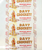 “DAVY CROCKETT FRONTIER BREAD” LARGE ROLL OF 500 WAXED WRAPPERS.