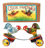 "COCK FIGHTING" BOXED WIND-UP.