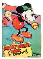 "MICKEY MOUSE BOOK FOR COLORING."