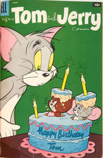 TOM & JERRY V14 #157-168 DELL FILE 1957-1958 BOUND VOLUME.