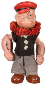 POPEYE 1930s DRESSED BISQUE FIGURE.