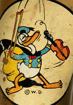 DONALD DUCK RARE CZECHOSLOVAKIAN CHILD'S TOY SAXOPHONE.