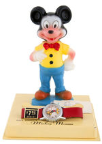 "MICKEY MOUSE" BOXED WATCH SET WITH FIGURE.