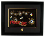 "DISNEY THE TWILIGHT ZONE TOWER OF TERROR" OPENING EVENT LIMITED EDITION FRAMED PIN SET.