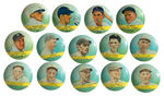 ORBIT GUM BASEBALL BUTTON LOT OF 14.