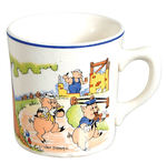 SCARCE THREE LITTLE PIGS CHINA MUG.