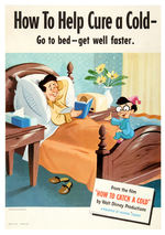 "HOW TO CATCH A COLD" PROMOTIONAL POSTER SET WITH MAILER TUBE.