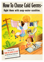 "HOW TO CATCH A COLD" PROMOTIONAL POSTER SET WITH MAILER TUBE.