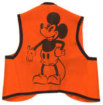 "MICKEY MOUSE CLUB" VERY RARE FELT VEST AND FEZ.