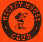 "MICKEY MOUSE CLUB" VERY RARE FELT VEST AND FEZ.