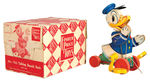 "TALKING DONALD DUCK" BOXED FISHER-PRICE PULL TOY.