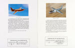 AVIATION LEGEND CHUCK YEAGER SIGNED BELL X(S)-1 & BELL X-1A JET LITHOGRAPHS.