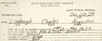 CHARLES LINDBERGH'S PERSONAL APPLICATION FOR AIR MAIL SERVICE TWICE-SIGNED DOCUMENTS DEC. 28, 1925.