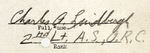 CHARLES LINDBERGH'S PERSONAL APPLICATION FOR AIR MAIL SERVICE TWICE-SIGNED DOCUMENTS DEC. 28, 1925.