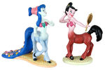 WDCC FANTASIA CENTAURETTE FIGURINE PAIR.