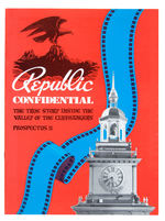 “REPUBLIC CONFIDENTIAL” BOOK PROMOTIONAL LOT.