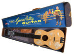 "GENE AUTRY GUITAR WITH AUTOMATIC CHORD PLAYER" BY EMENEE BOXED.