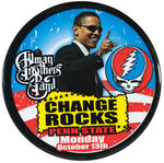 ALLMAN BROTHERS AND GRATEFUL DEAD PENN STATE CONCERT BUTTON FOR OBAMA.