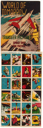 SPACE-THEMED "TRANSFER PICTURES" LOT.