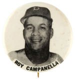 "ROY CAMPANELLA" SCARCE STADIUM BUTTON.