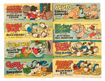 "WALT DISNEY WHEATIES" COMIC BOOK SET.