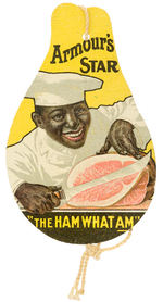 BEAUTIFUL “ARMOUR’S STAR” TAG SHOWING THEIR ICONIC BLACK CHEF.