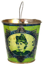 1890s SMALL CHILDS TIN SAND PAIL.