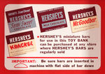 “TOY HERSHEY BAR DISPENSER BANK” BOXED.