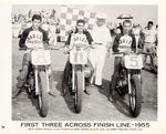 "LANGHORNE SPEEDWAY" 1956 OFFICIAL MOTORCYCLE PROGRAM.