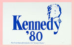 TED KENNEDY PAIR OF 1980 PRESIDENTIAL HOPEFUL POSTERS.