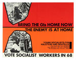 ANTI-VIETNAM WAR/SOCIALST WORKERS 1968 CAMPAIGN POSTER TRIO.