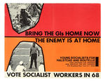 ANTI-VIETNAM WAR/SOCIALST WORKERS 1968 CAMPAIGN POSTER TRIO.