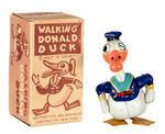 "WALKING DONALD DUCK" BOXED WINDUP.