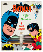 “BATMAN COLOR BY NUMBER” LARGE BOXED SET.