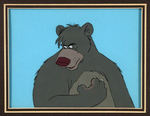 "THE JUNGLE BOOK" ANIMATION CEL DISPLAY FEATURING BALOO.