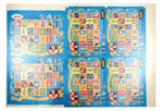 "JAYMAR WALT DISNEY CHARACTER WORD MAKER PUZZLE" LARGE PROOF SHEET.