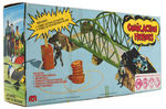 "MEGO COMIC ACTION HEROES" EXPLODING BRIDGE W/BATMOBILE AND ACTIVATOR 4 FIGURE BONUS VARIETY.