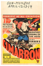 “CIMARRON” MOVIE TRIO.