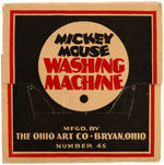 "MICKEY MOUSE WASHING MACHINE" BOXED TOY.