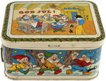 SNOW WHITE AND THE SEVEN DWARFS NORWEGIAN CHRISTMAS TIN.