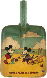 MICKEY & MINNIE MOUSE & PLUTO SPANISH SAND SHOVEL HEAD.