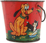 MICKEY & MINNIE MOUSE & PLUTO AUSTRALIAN SAND PAIL.