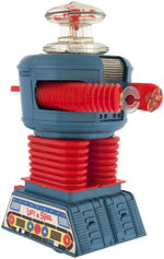 "LOST IN SPACE MOTORIZED ROBOT" BOXED COLOR VARIETY REMCO TOY.