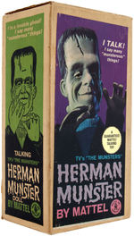 "THE MUNSTERS" BOXED "HERMAN MUNSTER" TALKING DOLL.