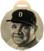 BABE RUTH PREMIUM CELLULOID BASEBALL SCORER FROM QUAKER CEREALS.