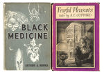 “FEARFUL PLEASURES/BLACK MEDICINE” ARKHAM HOUSE FIRST EDITION BOOK PAIR.