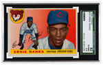 1955 TOPPS #28 ERNIE BANKS SGC 82 EX/NM+ 6.5.