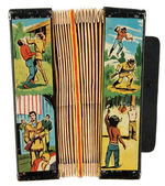 "WALT DISNEY'S DAVY CROCKETT" TOY ACCORDION.